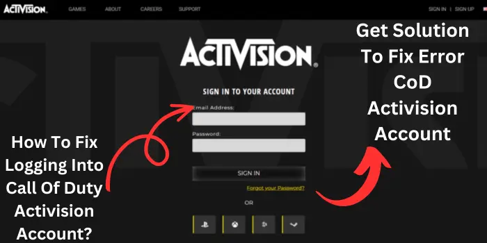 How To Fix Logging Into Call Of Duty Activision Account?